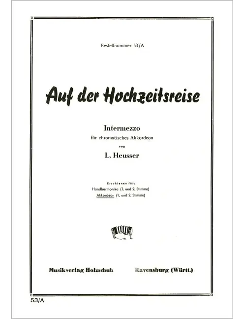 Auf der Hochzeitsreise